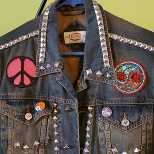 Cut off denim vest designed by me